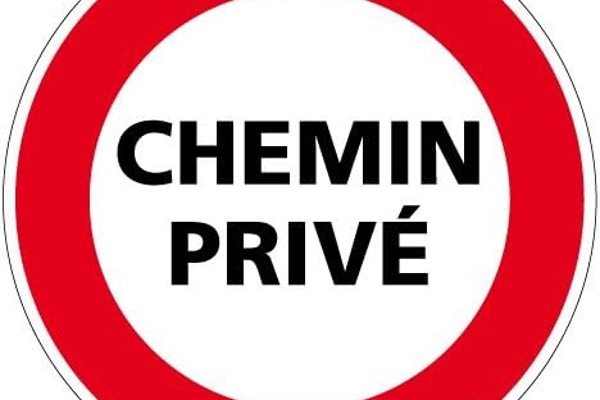 Panneaux propriété privée